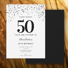 Invitación 50.ª fiesta de cumpleaños ¿Quién es el 50 moderno?