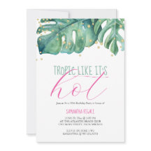 50.ª fiesta de cumpleaños Tema tropical