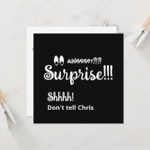 50.ª sorpresa fiesta de cumpleaños divertida blanc