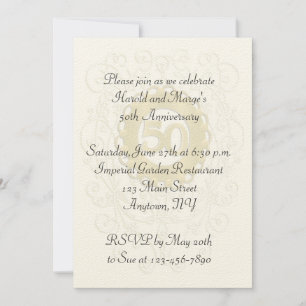 Invitación 50.º aniversario