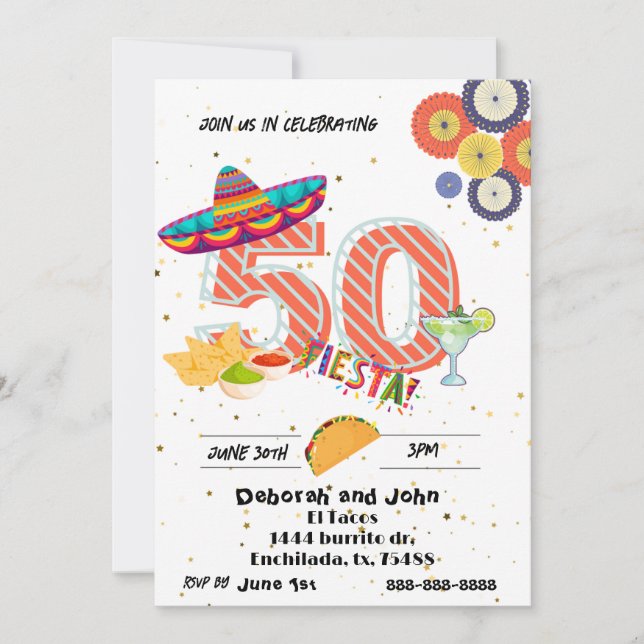 Invitación 50.º aniversario (Anverso)