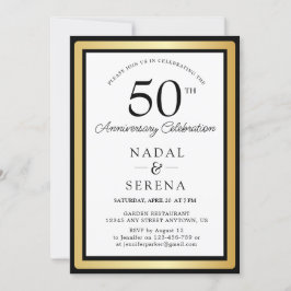 Invitación 50.º Aniversario Boda