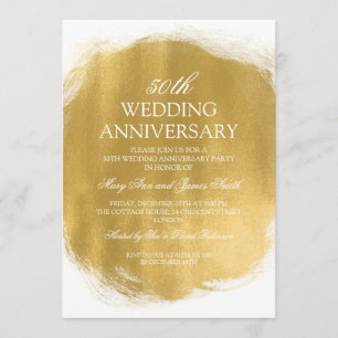 Invitación 50.º Aniversario Boda