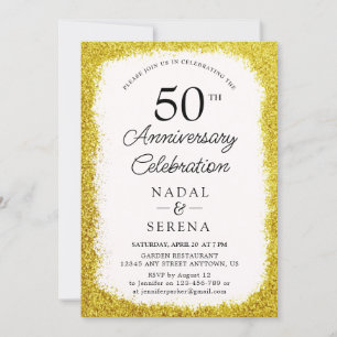 Invitación 50.º Aniversario Boda