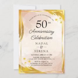 Invitación 50.º Aniversario Boda