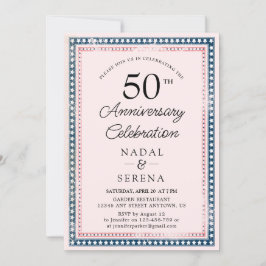Invitación 50.º Aniversario Boda