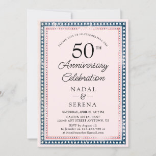 Invitación 50.º Aniversario Boda