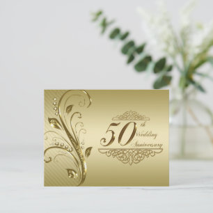 Invitación 50.º Aniversario Boda de Oro