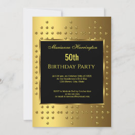 Invitación 50.º aniversario de cumpleaños