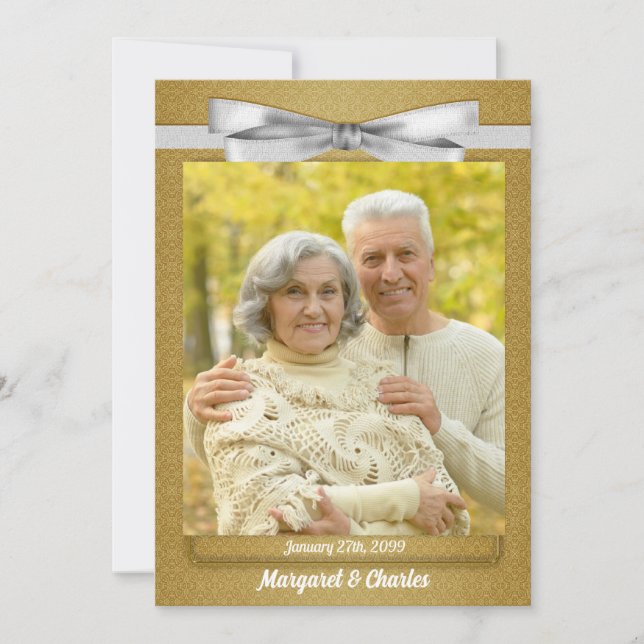 Invitación 50.º Aniversario del Boda de Oro (Anverso)
