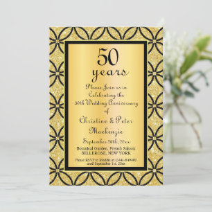 Invitación 50.º Aniversario del Boda de Oro