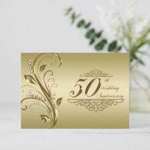 Invitación 50.º Aniversario del Boda de Oro