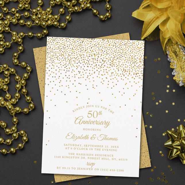 Invitación 50.º Aniversario del Boda de Oro (Subido por el creador)