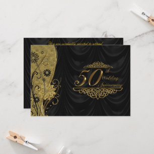 Invitación 50.º aniversario del Boda RSVP