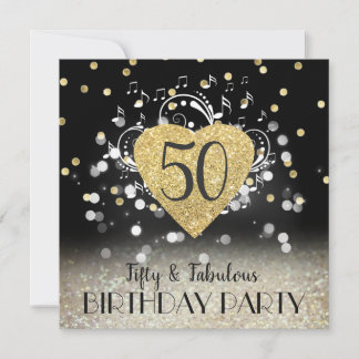 Invitación 50.º cumpleaños