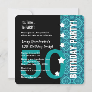 Invitación 50.º cumpleaños gracioso NO por la colina Z50D