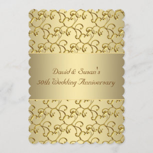 Invitación 50.º Fiesta del Aniversario Boda