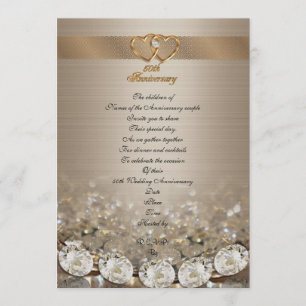 Invitación 50.a fiesta de aniversario para los padres