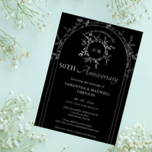 Invitación 50° aniversario Boda de plata (u otros)