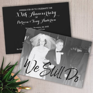 Invitación 50° aniversario Boda y foto - Todavía lo hacemos