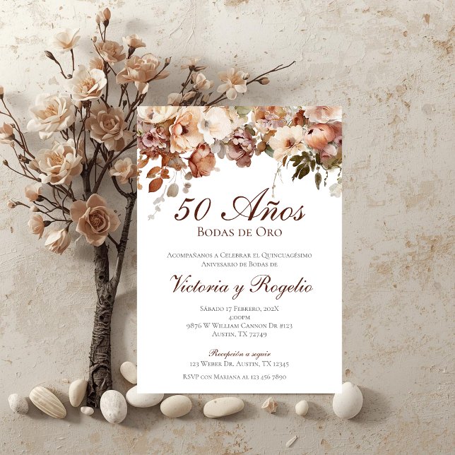 Invitación 50 Aniversario de Boda (Subido por el creador)