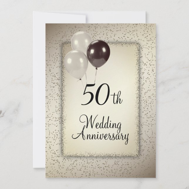 Invitación 50 Aniversario de Boda  (Reverso)