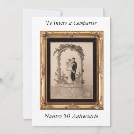 Invitación 50 aniversario de Bodas