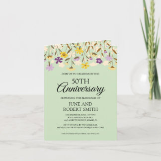 Invitación 50° aniversario de la flor silvestre