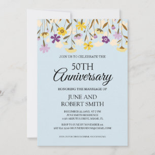 Invitación 50° aniversario de la flor silvestre