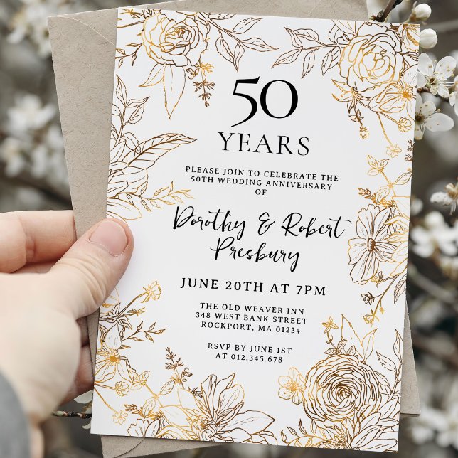 Invitación 50 Aniversario de la Floral Blanca de Oro (Subido por el creador)