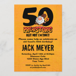 Invitación 50 Aniversario de la Prehistoria