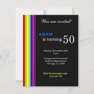 Invitación 50 Aniversario del Arcoiris