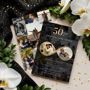 Invitación 50 Años de Amor Infinito Fotocolage Aniversario