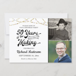 Invitación 50 AÑOS EN EL HACER Oro Negro