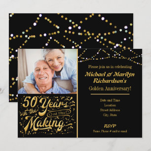 Invitación 50 años en preparación - Aniversario de Oro