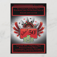 50.o, casino del hombre del cumpleaños, fiesta de