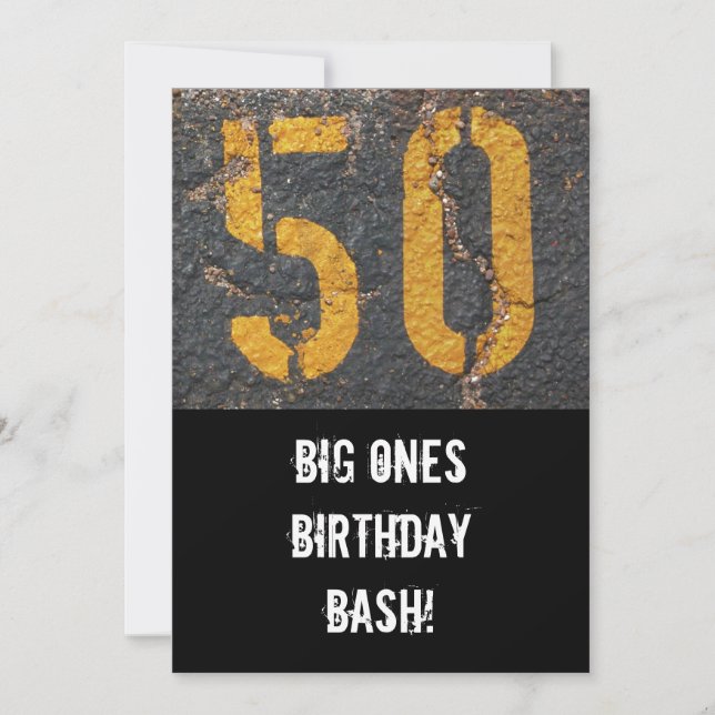 Invitación 50.o Cumpleaños-Invitación (Anverso)