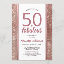 50 y fabulosa fiesta de cumpleaños 50 del Glam Gol