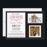 Invitación 50 y fabulosas fotos Fiestas<br><div class="desc">Agradable 50 y Fab I 50th Birthday Party Invitation — Esta tarjeta envía un mensaje tan feliz para una invitación fotográfica de 50º cumpleaños que puedes personalizar y enviar para la celebración de tu fiesta de cincuentenario. Destacan las palabras "50 y fabuloso", que reemplazan fácilmente las fotos y otra información....</div>