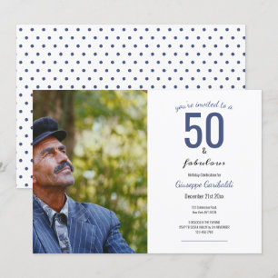 Invitación 50 y fabuloso cumpleaños número 50