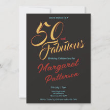 50 y fabuloso | Fiesta de cumpleaños número 50