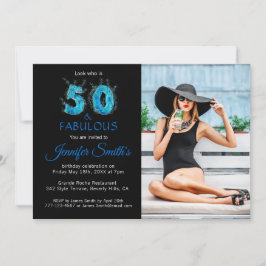Invitación 50 y fabuloso Fiesta fotográfico de los 50 años