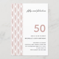 50 y magnífico arte Minimalista rosa 50