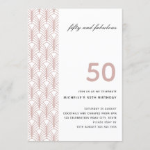 50 y magnífico arte Minimalista rosa 50