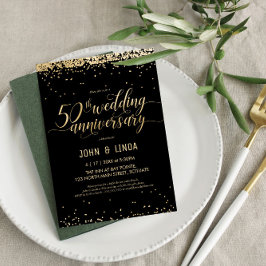 Invitación 50th Golden Wedding Anniversary Party