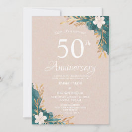 Invitación 50th Wedding Anniversary Surprise Invitation