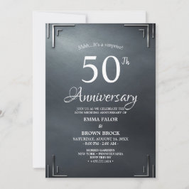 Invitación 50th Wedding Anniversary Surprise Invitation
