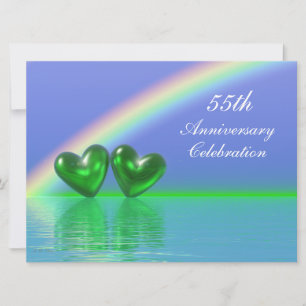 Invitación 55º Aniversario Corazones Esmeralda