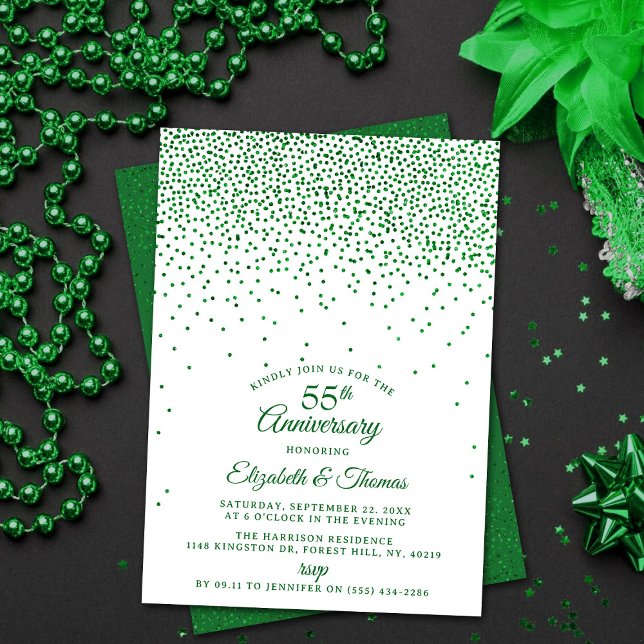 Invitación 55.º Aniversario del Boda Esmeralda (Subido por el creador)