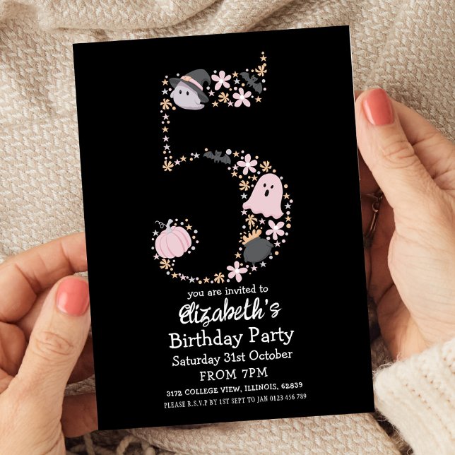 Invitación 5.ª Halloween de cumpleaños (Subido por el creador)